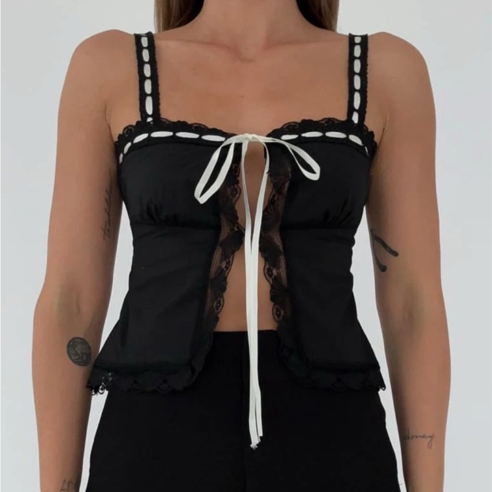 Rumored Black and White Women's Top